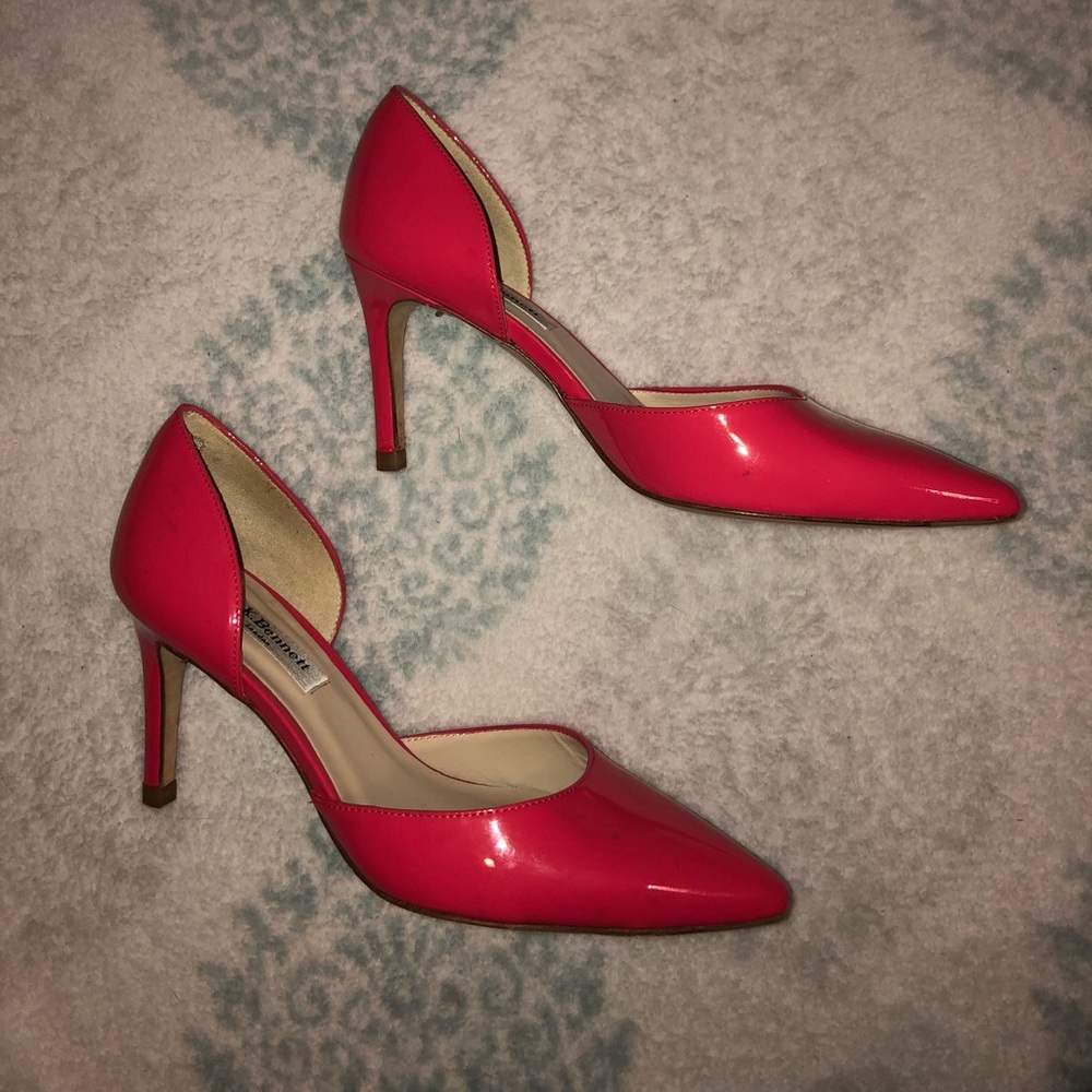 J.K Bennett Hot pink heels 👠